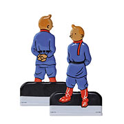 Adventures of Tintin Land of the Soviets Relief Statue